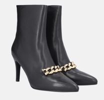 Hammerstein Stiefel Stiefeletten Absatz Schuhe 40 Leder NEU