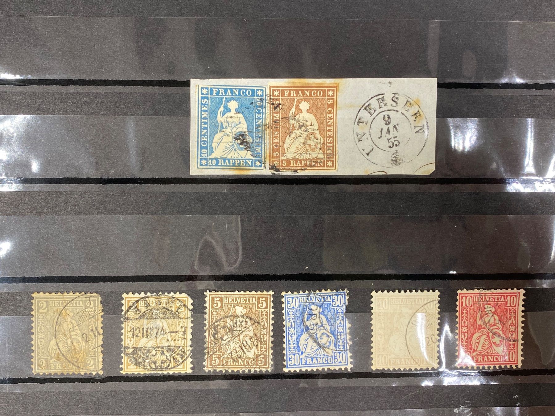 Tutti i francobolli: LOT CH Briefmarken ab 1850 /i502 – Usato da Bern venduto da JMsoehne1987 8