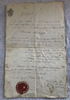 DOKUMENT MIT SIEGEL 1846