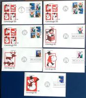 1993 - USA  / FDC -  Greetings 93  - Div. Varianten