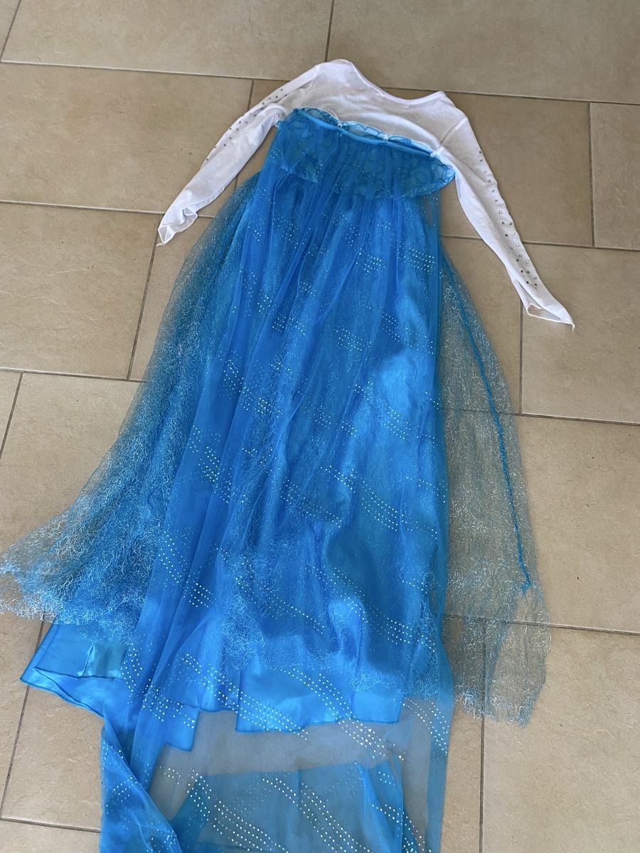 Costumi: Elsa von Eiskönigin Kleid Grösse 140cm – Usato da Grasswil venduto da pp7830 3