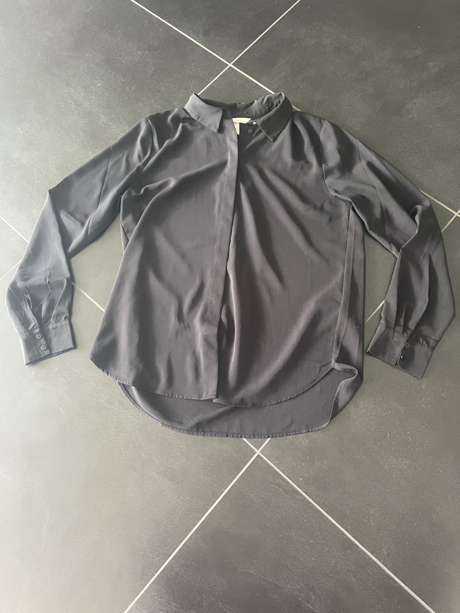 H&M Camicette: Lockere H&M Bluse Schwarz, Gr. S – Nuovo (secondo la descrizione) da Bilten venduto da and_6hjn