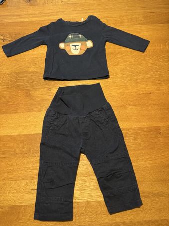 Süsses Set! Baby-Kleider, Oberteil+Hose, Grösse 62