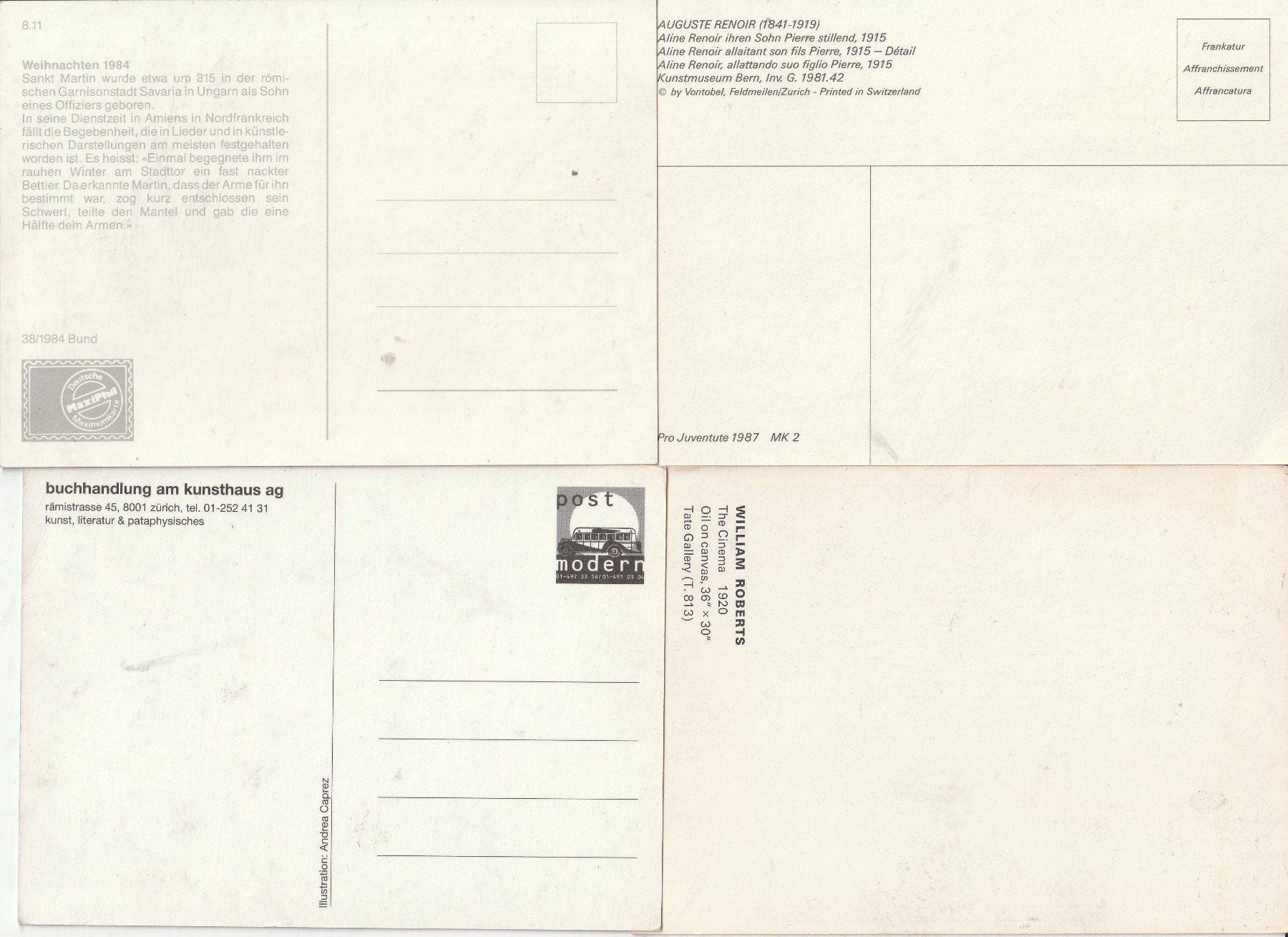 Cartoline postali: 24 Kunstkarten – Usato da Lumbrein venduto da made02 7