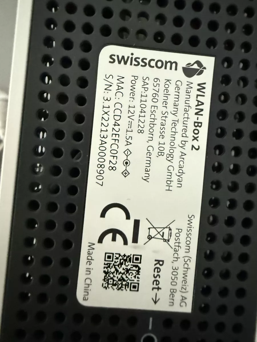 Swisscom Modems & Router: Wlan box – Gebraucht aus visp von Kmemo1 2