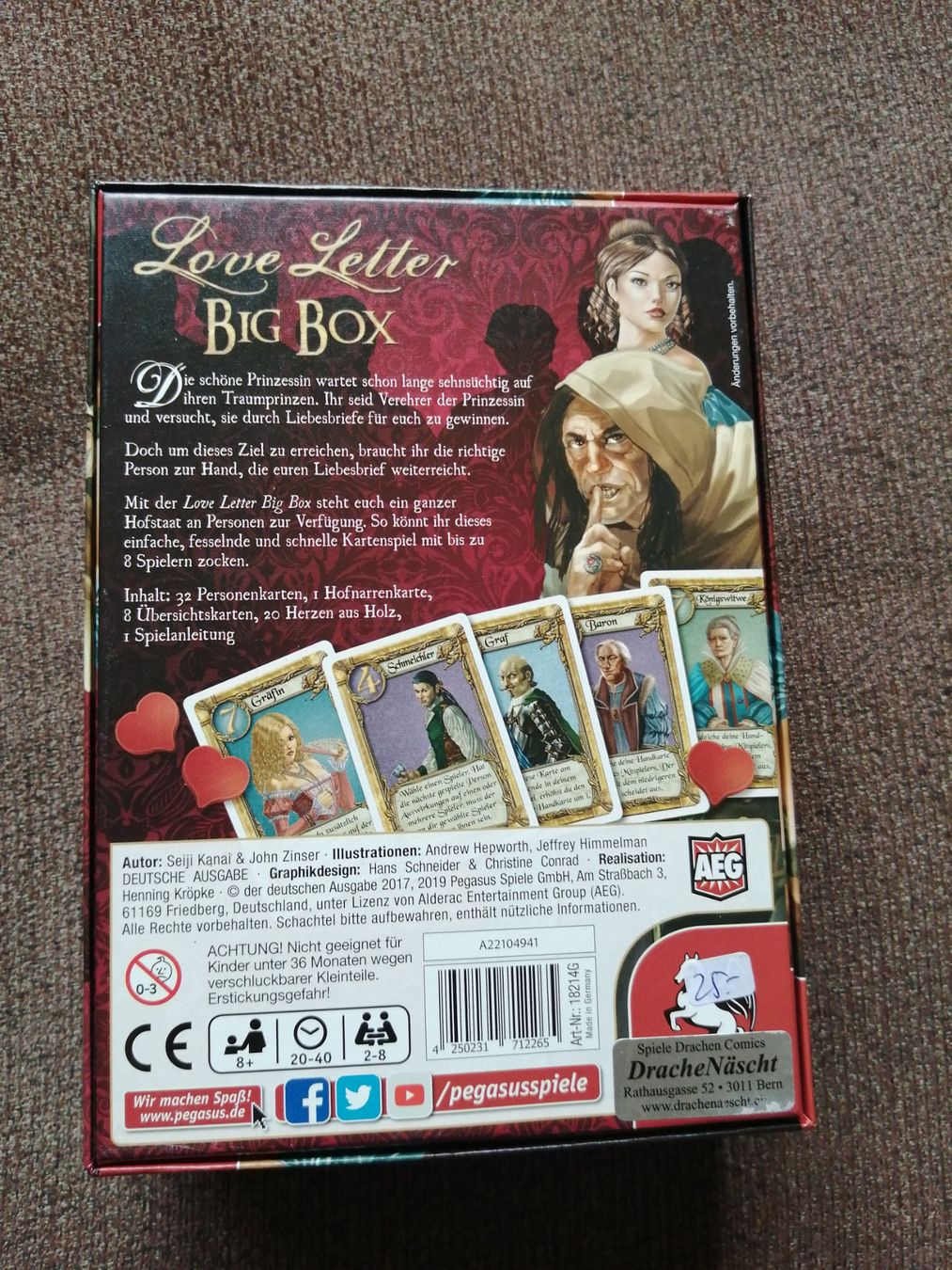 Giochi: Spiel Love Letter Big Box – Usato da Genève venduto da pozzoc 1