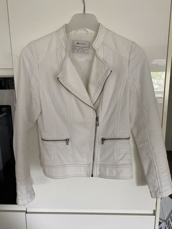 Bikerjacke Stoff
