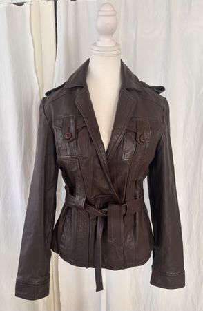 Veste en cuir Kookaï 38