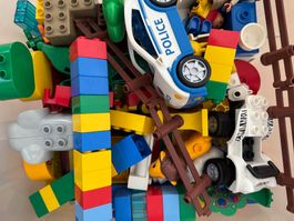 Lego Duplo Bausteine Set mit Fahrzeugen gebraucht