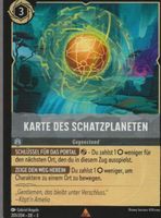 TCG LORCANA DIE TINTENLANDE 3INK De 201 Karte des Schatzplan