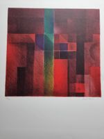 SVEN KNEBEL LITHOGRAPHIE SIGNIERT NUMMERIERT