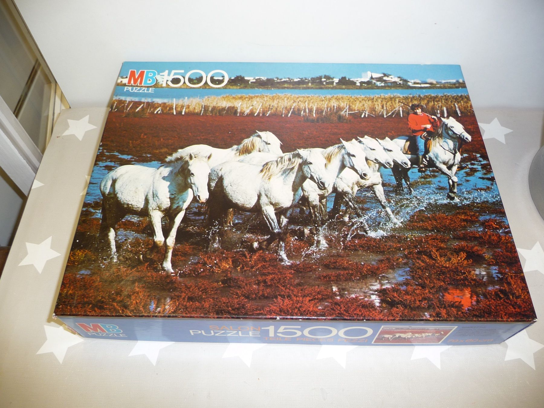 Puzzles: Puzzle 1500 Pferde in der Camargue – Gebraucht aus Rafz von Powacaddy