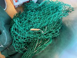 Filet de protection vert, 5m x 3.5m - État impeccable!