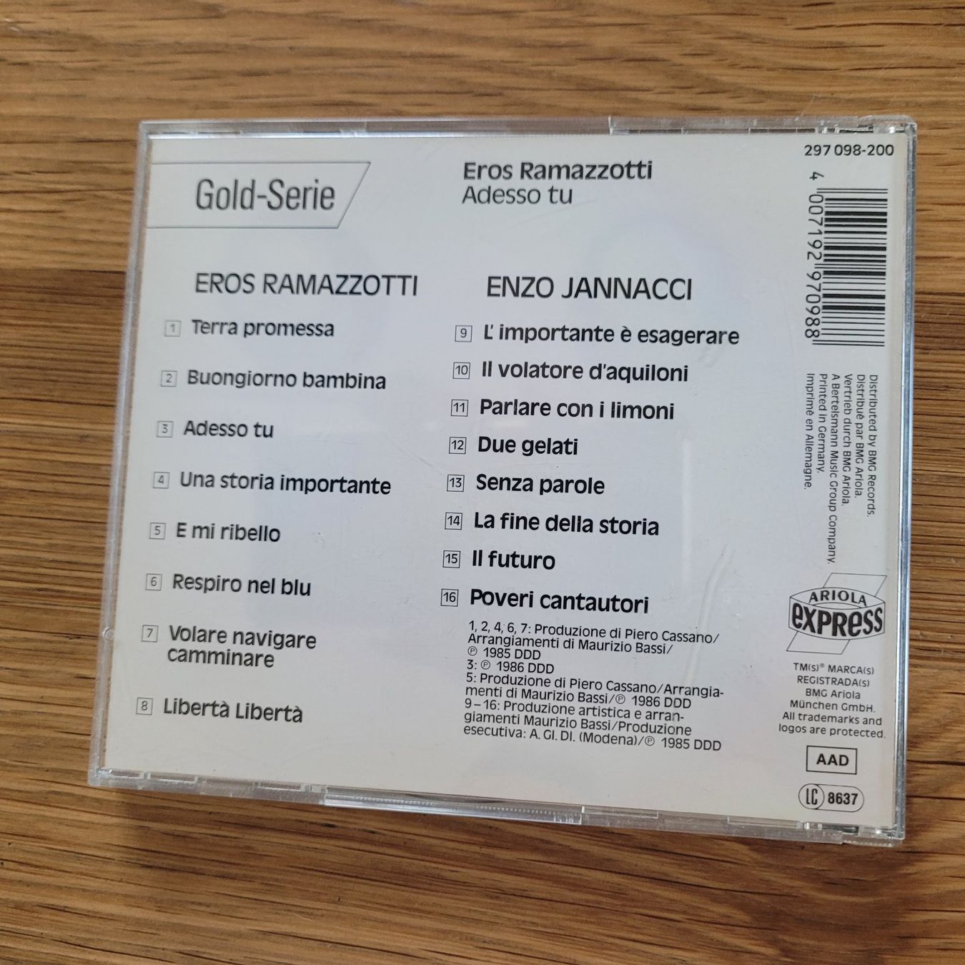 CD: CD Eros Ramazzotti – Usato da Biel/Bienne venduto da Destockweb 2