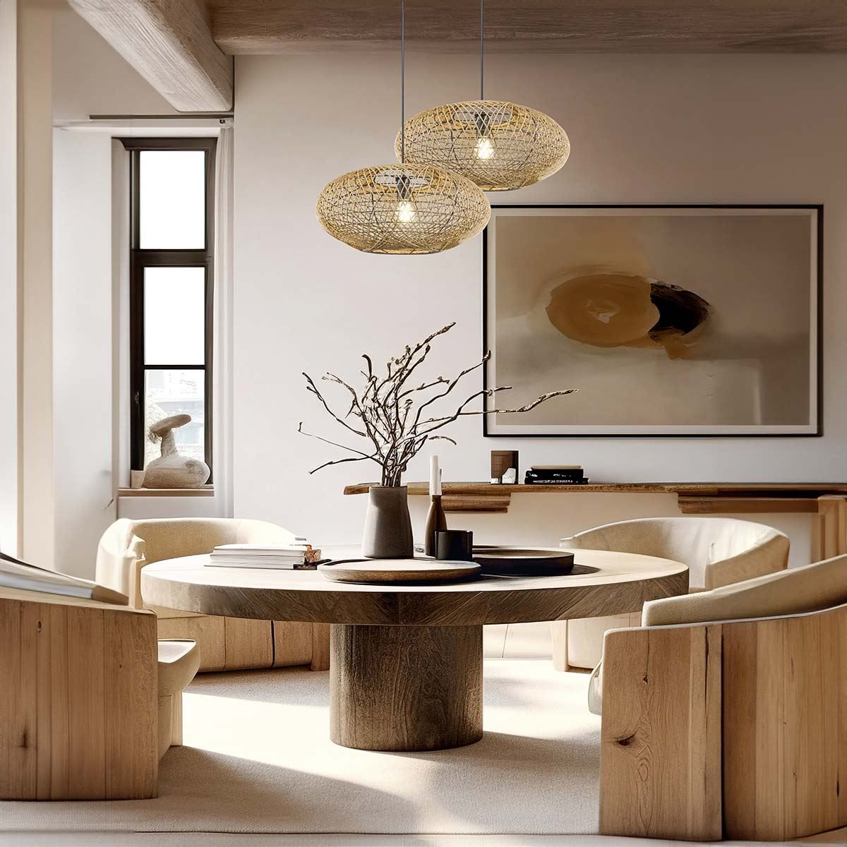 Lampadari & plafoniere: Pendelleuchte, Korbgeflecht, 52 cm Ø – Nuovo (secondo la descrizione) da Kreuzlingen venduto da Smart-Light 4