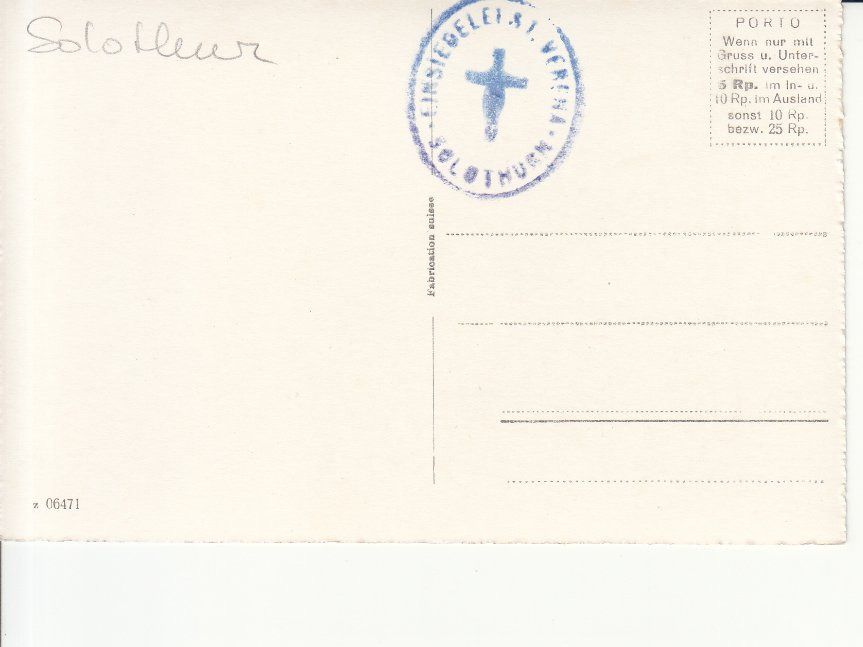 Cartoline postali: St. Verena ca. 1950 – Usato da Bürglen TG venduto da StampGraf 1