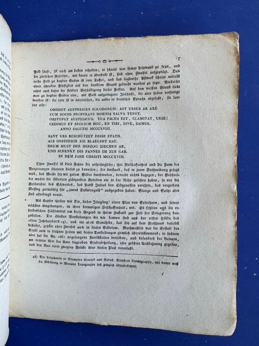 Bücher: Belagerung von Solothurn. Feuerwerker Gesellschaft 1819 – Gebraucht aus Adliswil von buch_und_kunst 3