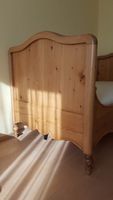 Biedermeierbett, Kinder /Jugendbett, Massivholz, 90x180