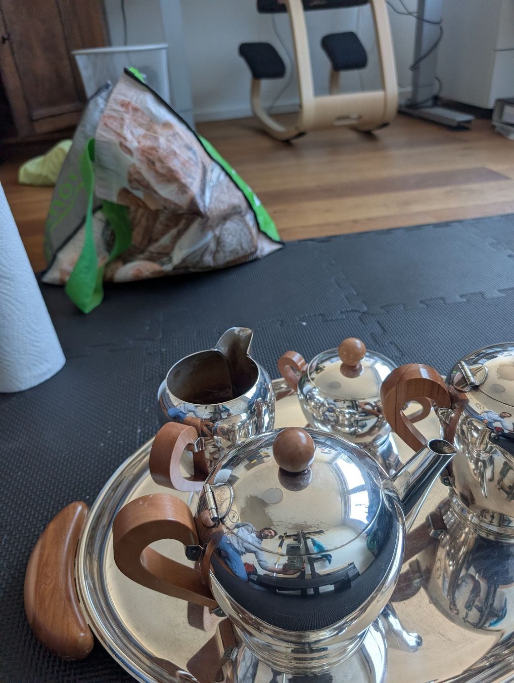 Alessi Set di piatti: Alessi set the caffè avec plateau – Usato da Adliswil venduto da heiserhorn 1