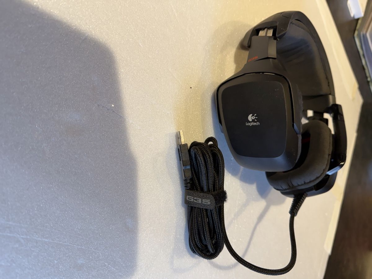 Logitech Cuffie: LOGITECH  G35  CASQUE  SON  SURROUND – Usato da Apples venduto da Gasscret 4