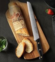 TURWHO 67-Schicht Damaskus-Stahl Brotmesser / Küchenmesser