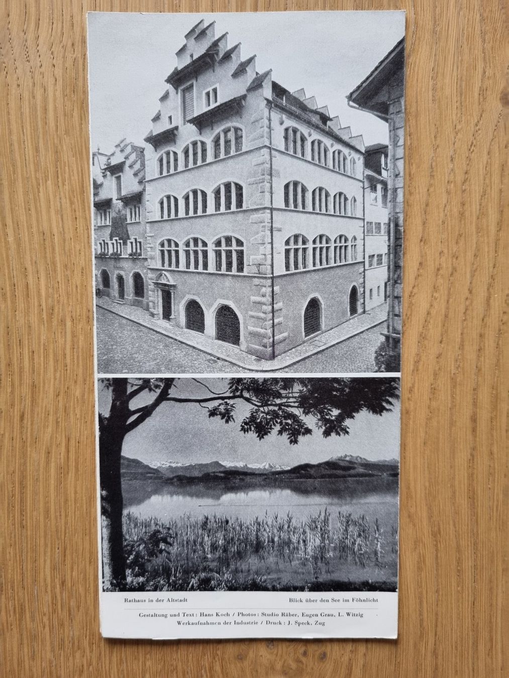 Dokumente: Prospekt Zug ca. 60er-Jahre – Gebraucht aus Bözberg von heinz-d 1