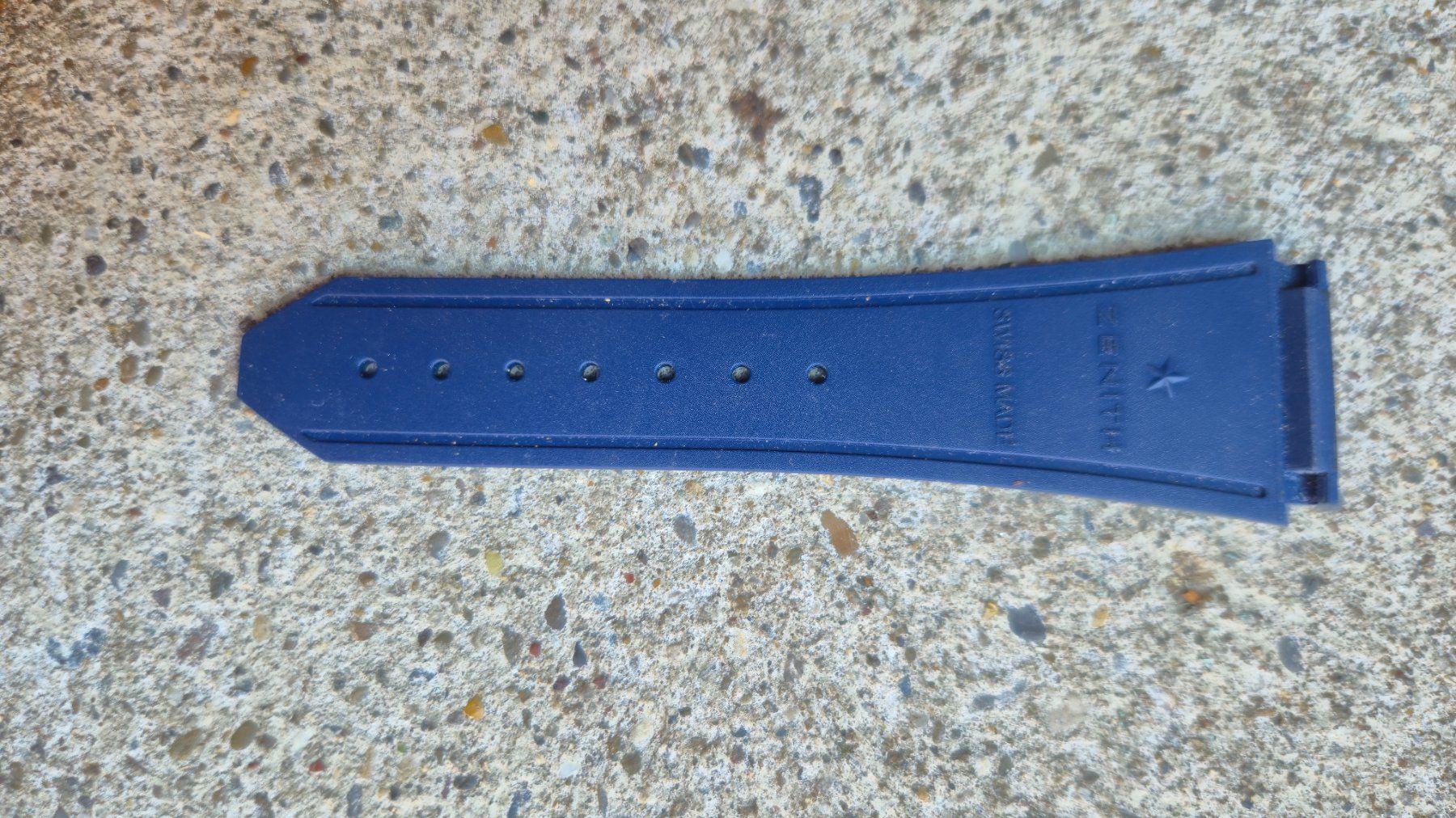 Bracciali & Braccialetti: Zenith Uhrenband Kautschuk – Nuovo (secondo la descrizione) da Elsau venduto da Woolie81 1