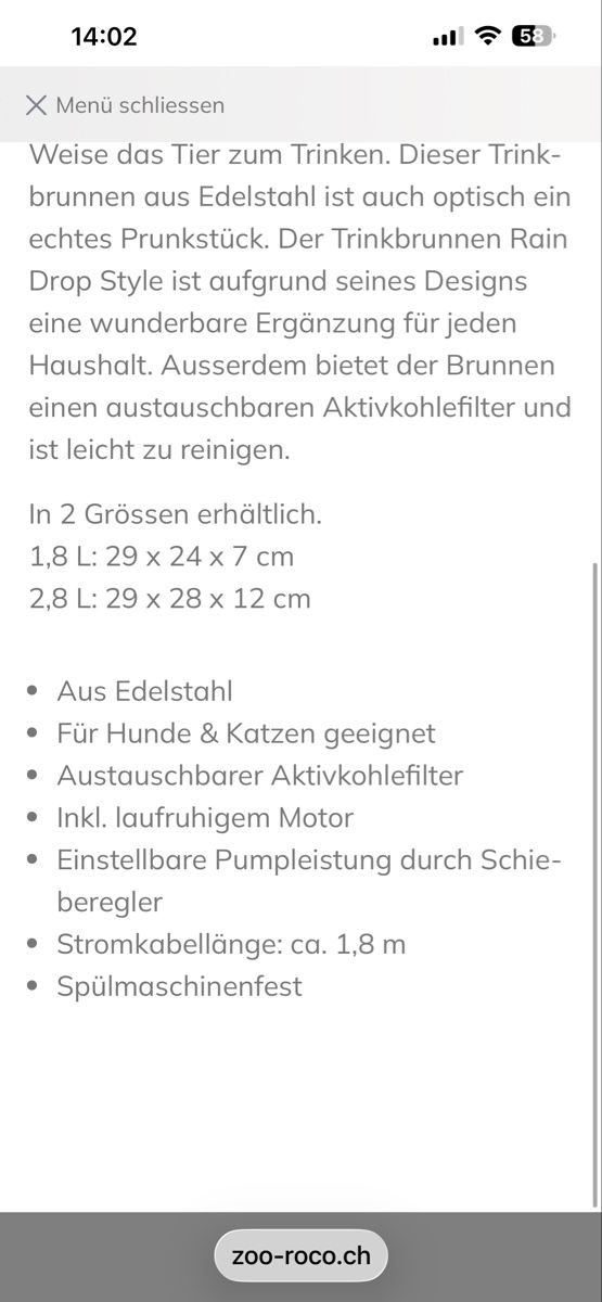 Stagni & Fontane ornamentali: Pioneer Pet Katzenbrunnen – Nuovo (secondo la descrizione) da Bottmingen venduto da Jstraehl 1