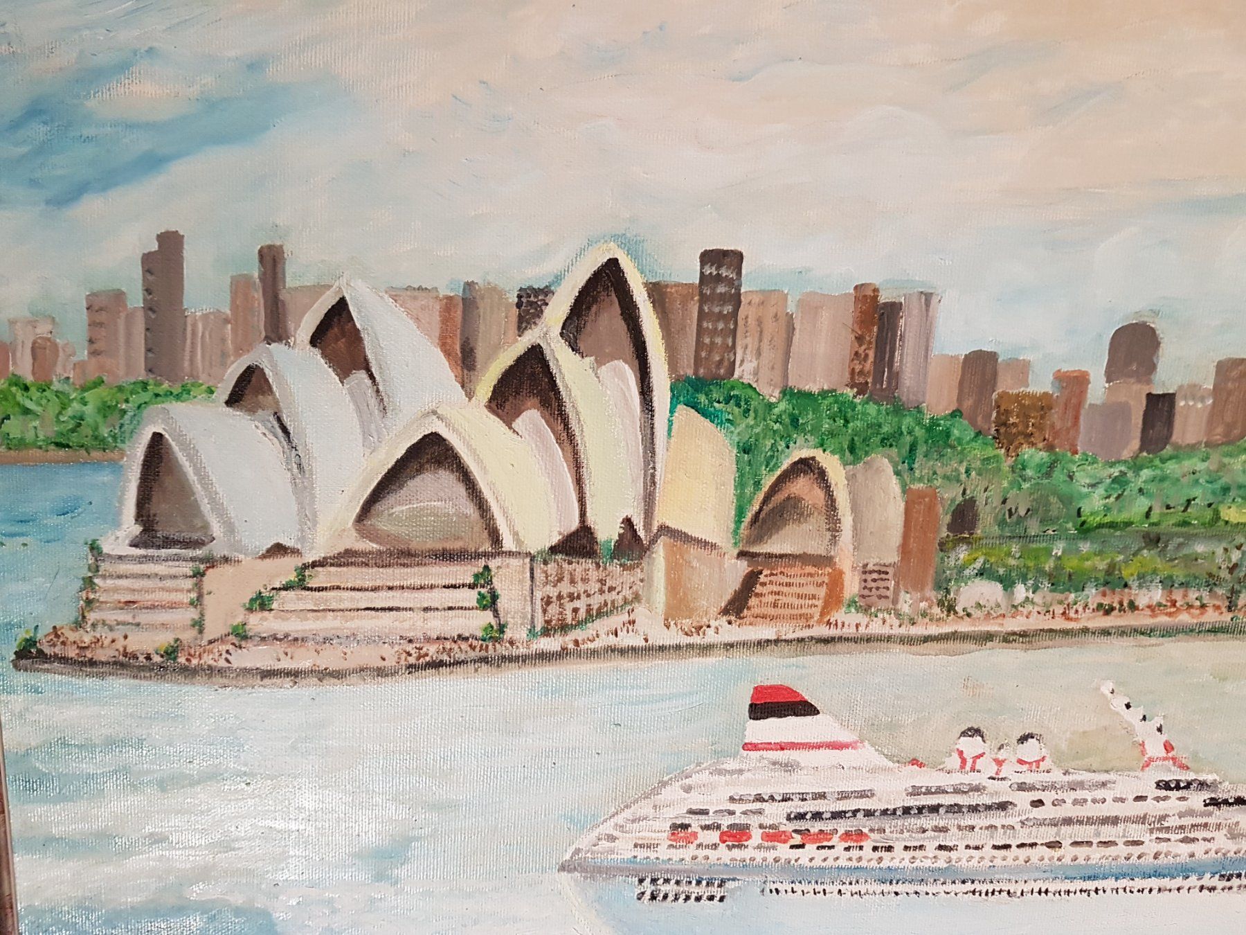 Gemälde: Sydney Opera House Signed A.B. 2011 – Gebraucht aus Glattbrugg von casabelavista