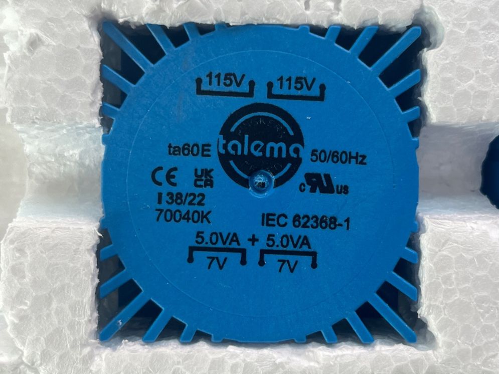 Componenti elettronici: TALEMA Transformator, 2x7V, 10VA, Audio HighEnd, streuarm – Nuovo e nell'imballaggio originale da Pfäffikon (ZH) venduto da 5777