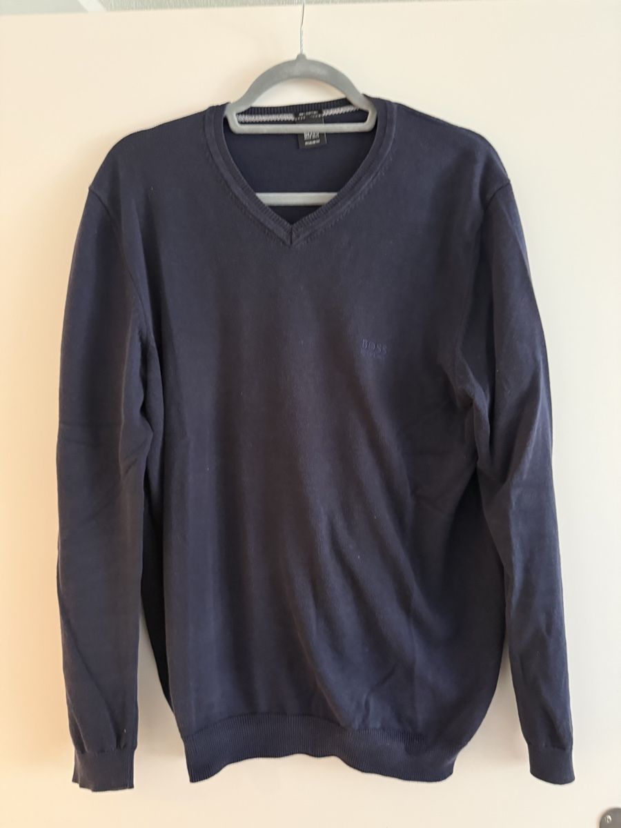 Hugo Boss Maglioni & Felpe: Hugo Boss Herren Pullover Gr M Dunkelblau  – Usato da Niederhünigen venduto da max_5zvx 3