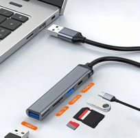 Hub USB-C & USB 3.0 Multiport-Adapter – SD/TF, USB, Typ-C