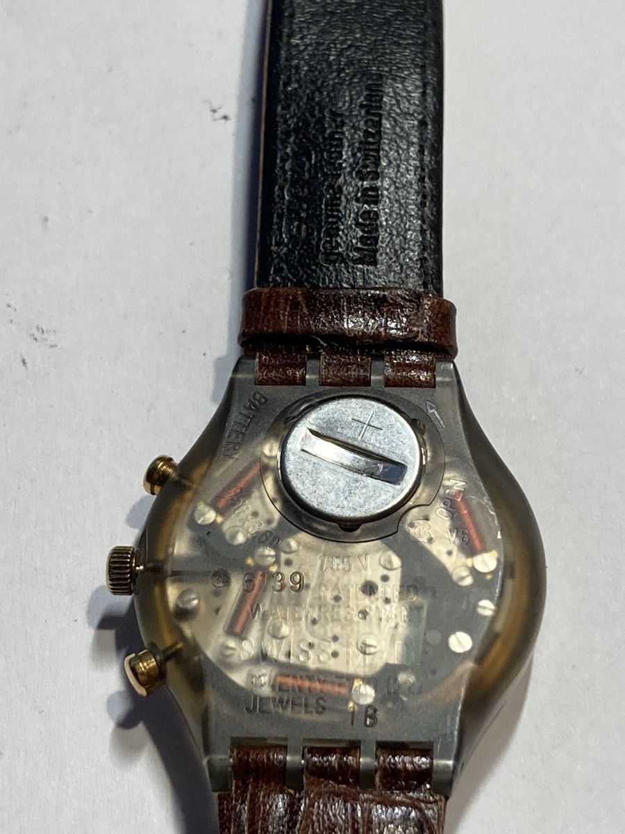 Swatch Uhren: Swatch Chronograf quartz 1990, 37.5 mm – Gebraucht aus Glattbrugg von vintagemania 4