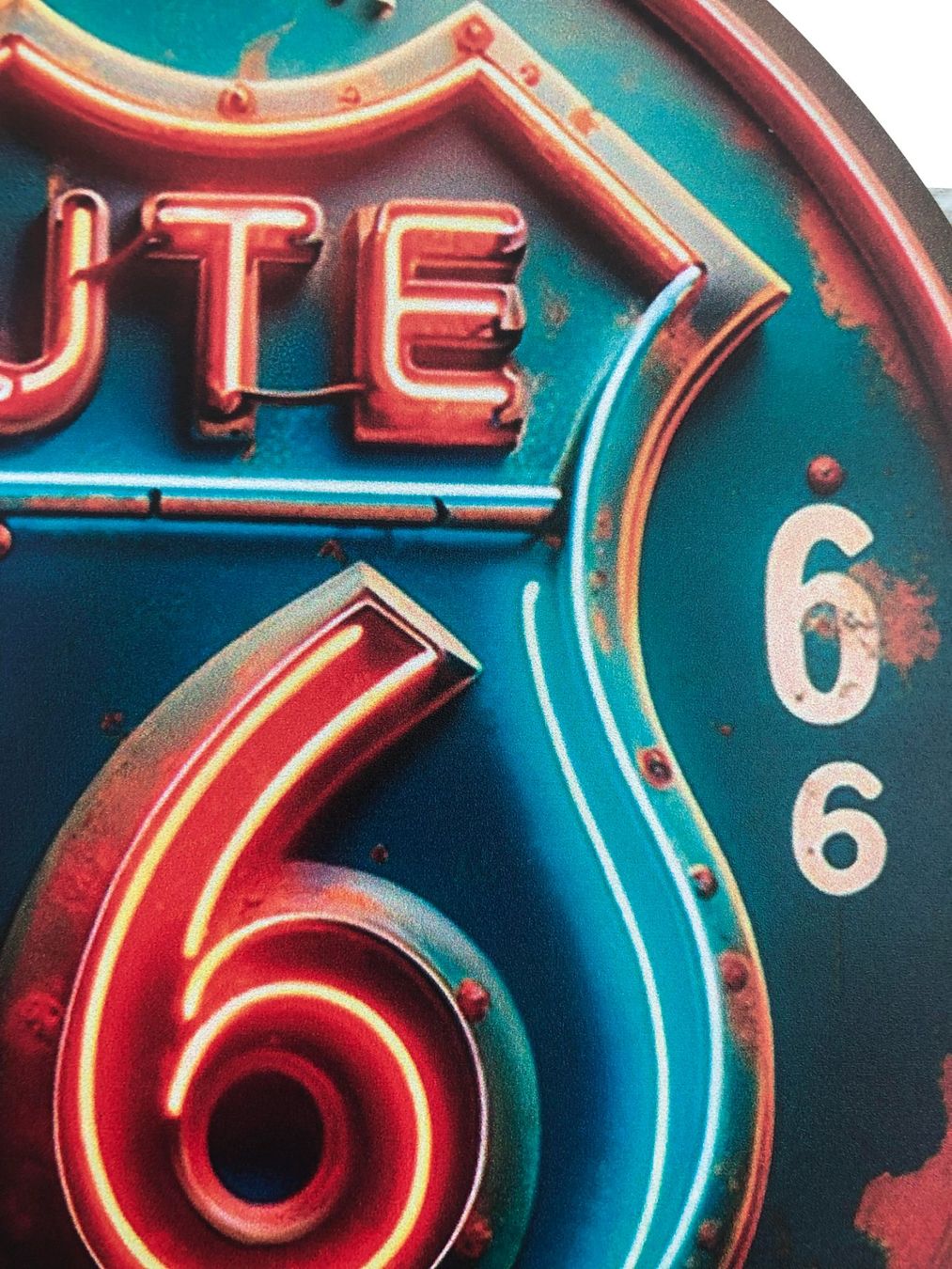 Insegne: Deko Metall schild Route 66 USA – Nuovo (secondo la descrizione) da Bern venduto da Miraitrading 1