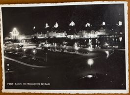 LUZERN - Die Museggtürm bei Nacht 1938