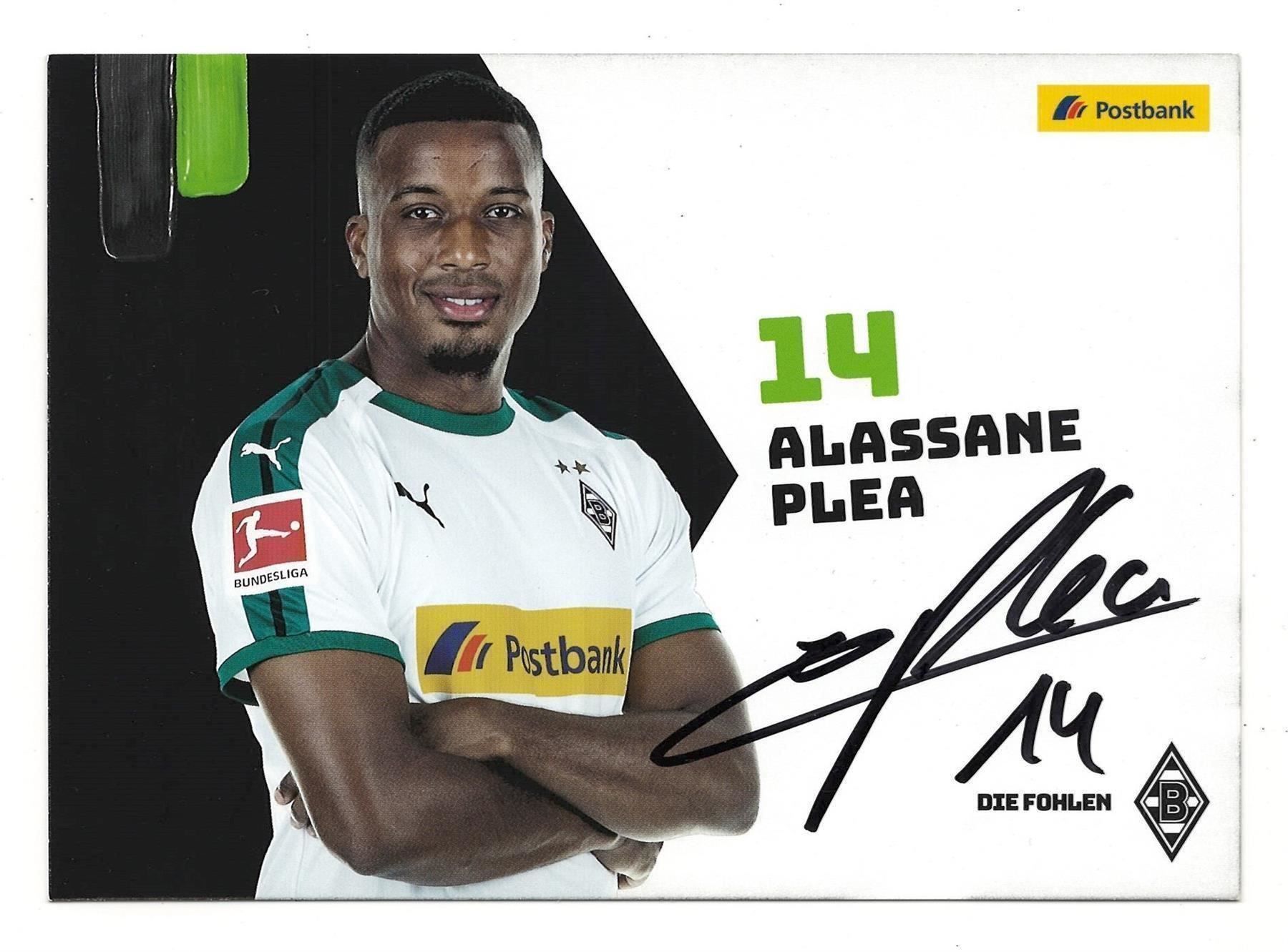 Autografi: ALASSANE PLEA - BORUSSIA MÖNCHENGLADBACH – Usato da Basel venduto da verano1000