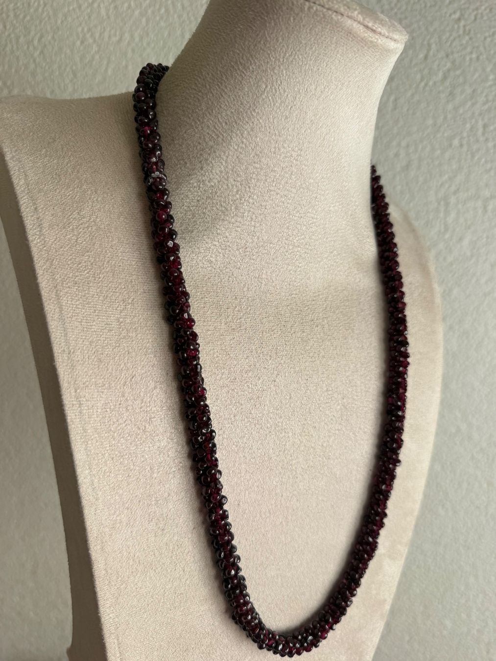 Catenine: Vintage echte Granat Kette – Usato da Spiegel b. Bern venduto da Rogger72 2