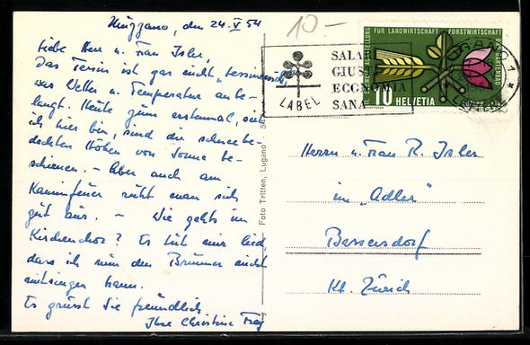 Cartes postales: AK Muzzano, Veduta con campanile e case – D'occasion à Berlin par bartko-reher 1