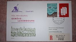 Swissair Geneve - Luxembourg 02.04.1971