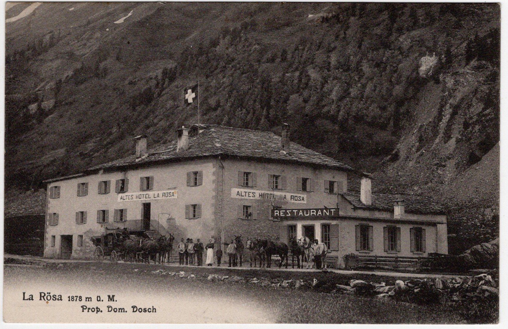 Cartoline postali: La Rösa GR Poschiavo Postkutsche – Usato da Rapperswil SG venduto da INTELVI