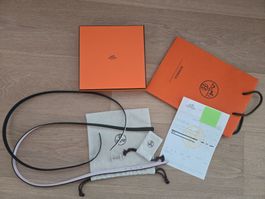 HERMÈS Set: 1 Schnalle & 2 Wechselgürtel (reversibel)
