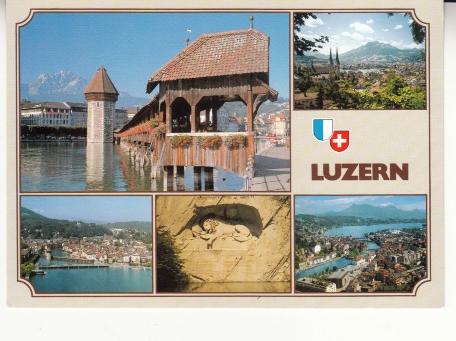 Ansichtskarten: Luzern ca. 1980 – Gebraucht aus Bürglen TG von StampGraf
