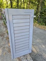 Fensterladen aus Holz Grau 117x55 cm gebraucht