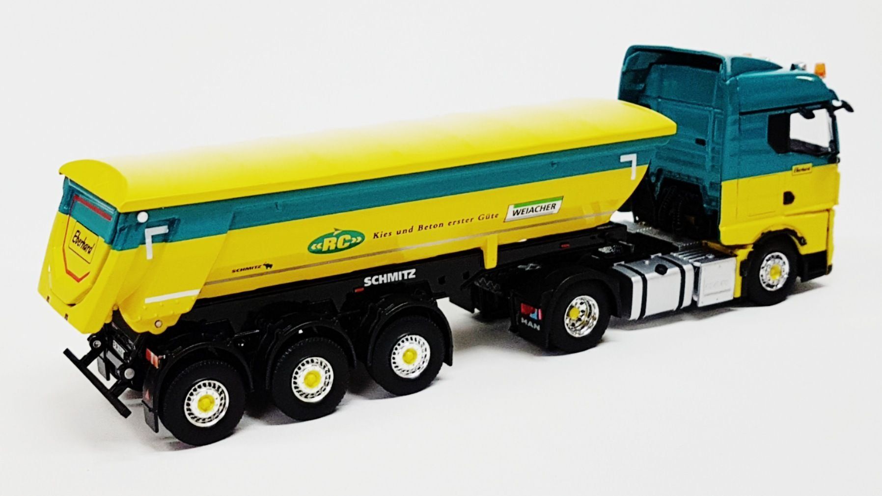 Tekno Kit di modellismo & Modellini statici: 1:50 Tekno MAN TGX GM 4x2 "Eberhard" – Nuovo e nell'imballaggio originale da Affoltern am Albis venduto da Modellshop-8910 1