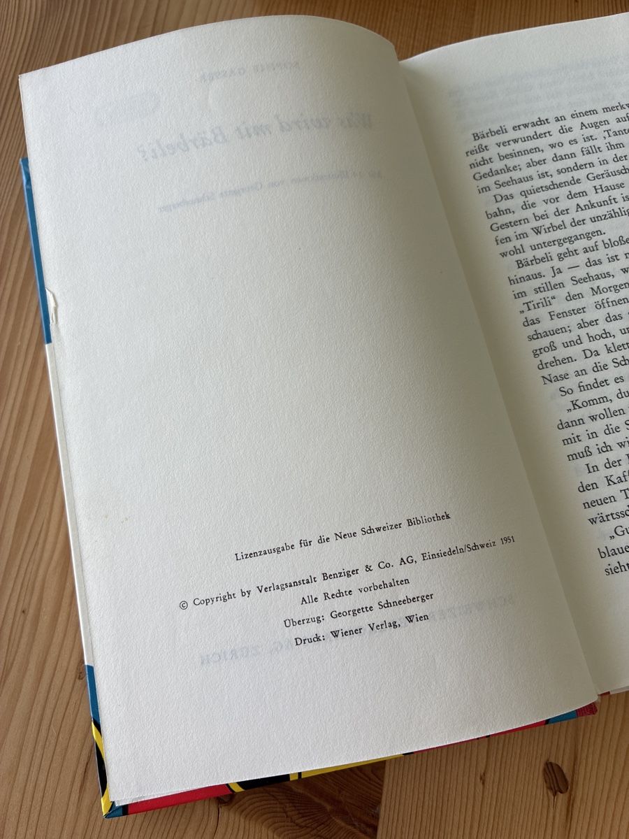 Bücher: Was wird mit Bärbeli / Sophie Gasser – Gebraucht aus Männedorf von lachen2011 3