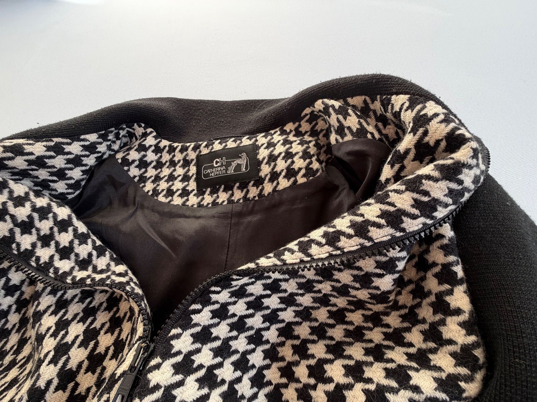 Giacche: Jacke mit Hahnentrittmuster, Grösse 44 – Usato da Zürich venduto da Fortunalis 2