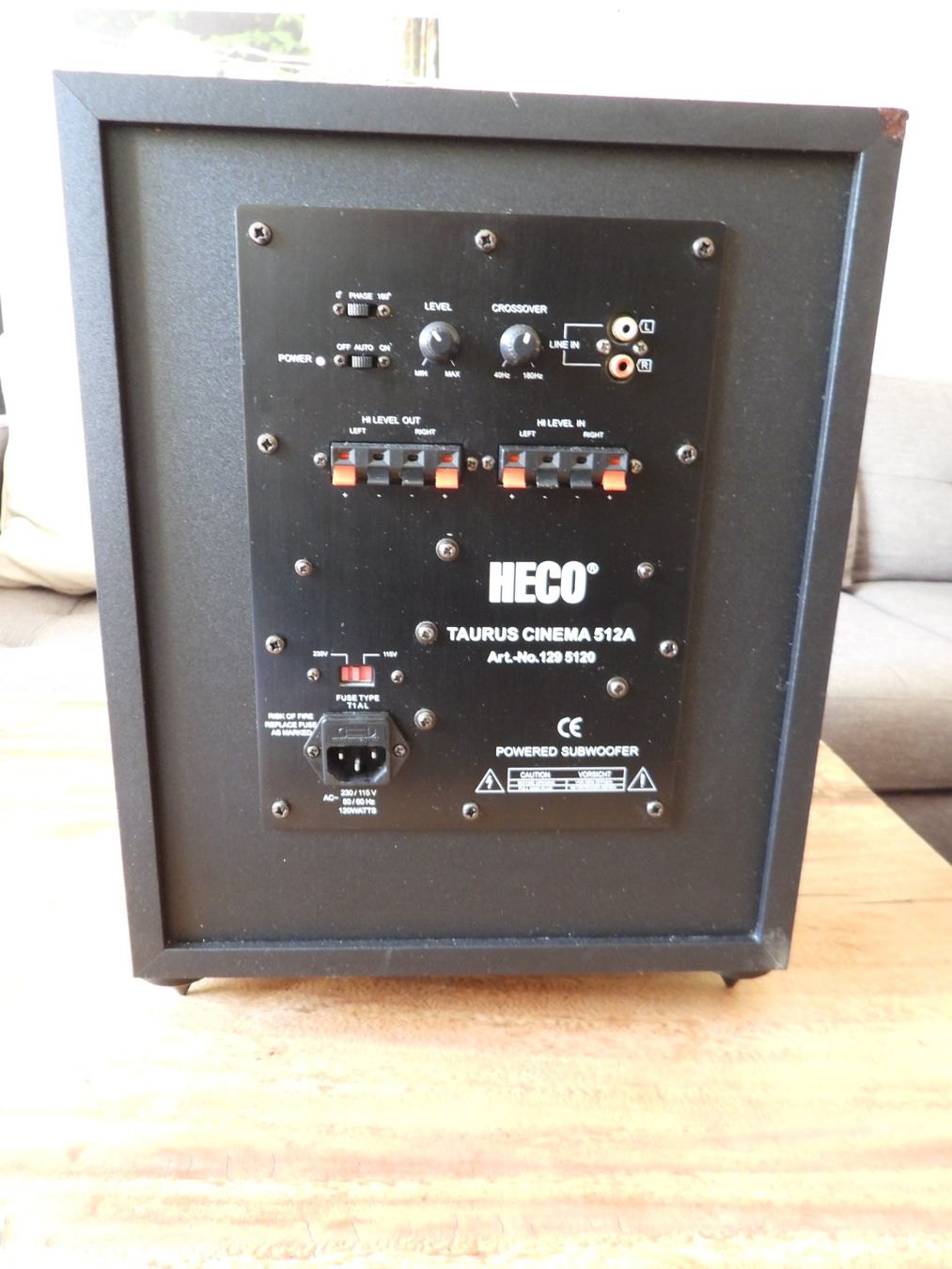 Heco Casse acustiche: Heco Taurus Cinema 512A Subwoofer – Usato da Tavannes venduto da jimananas 1