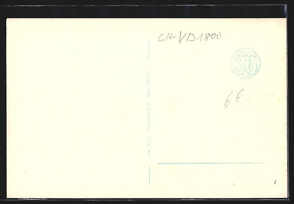 Cartoline postali: La Tour de Peilz, Teilansicht mit Blick  – Usato da Berlin venduto da bartko-reher 1
