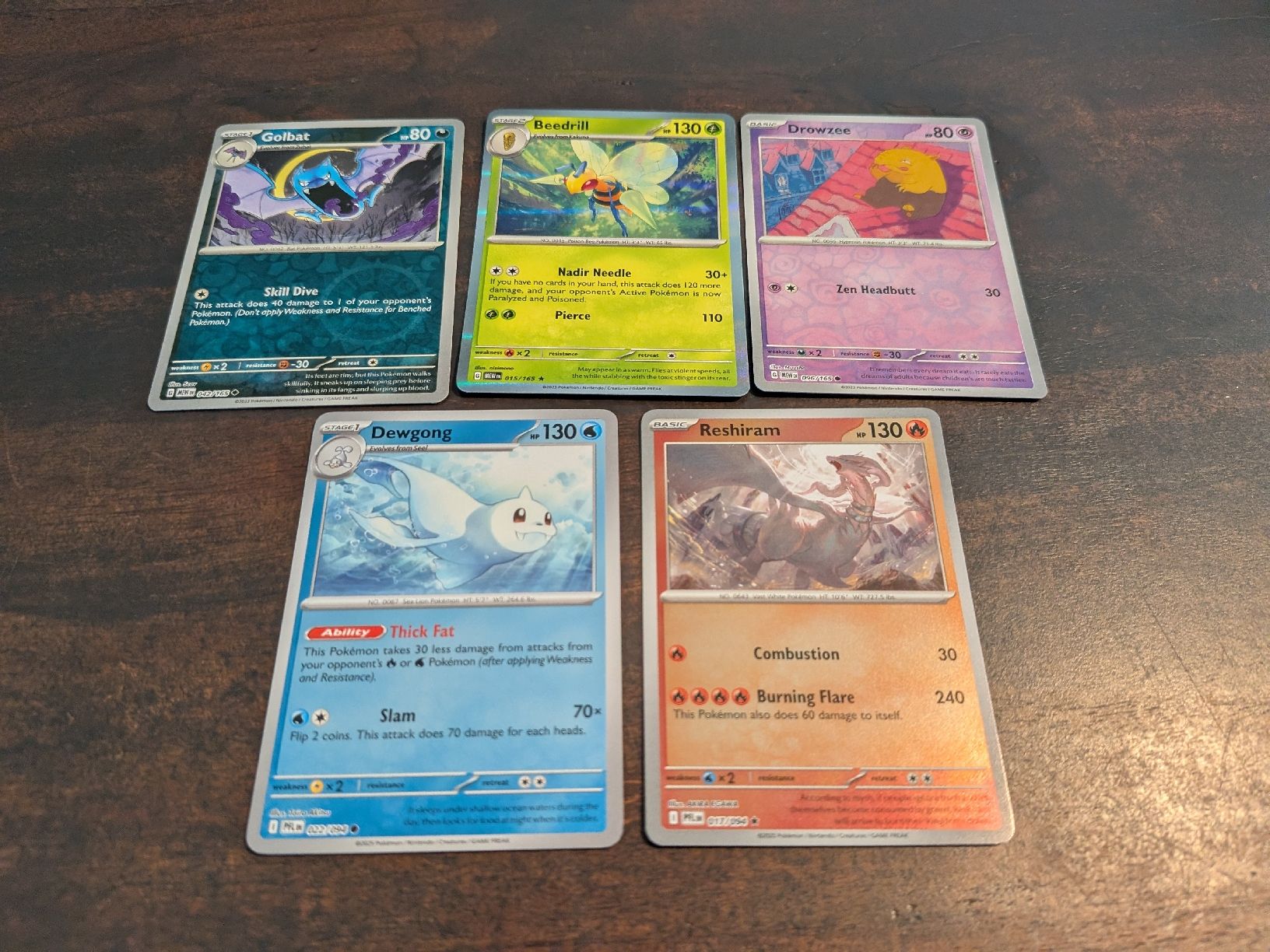 Pokémon Carte collezionabili: 5-teiliges Set aus englischen Holo & Reverse Holo Karten – Nuovo (secondo la descrizione) da Märstetten venduto da eri_9lt8 1