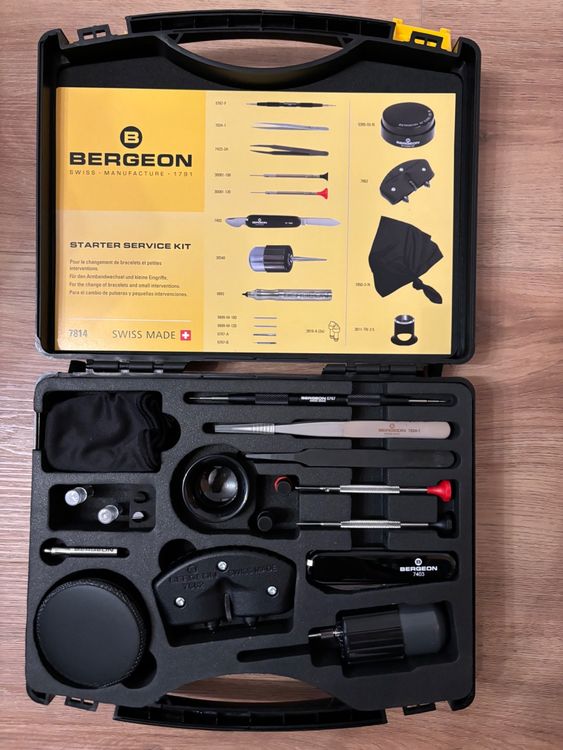 BERGEON STARTER SERVICE KIT Werkzeugkoffer 7814 Kaufen auf Ricardo